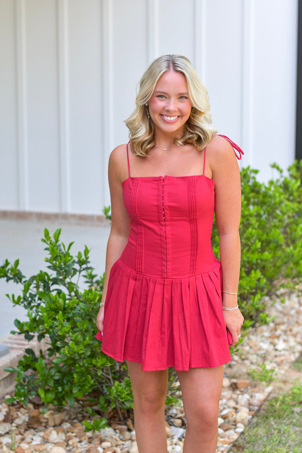 corset pleated dress Corset Pleats Dress – Lavish Retail + Co