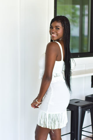 Fringe Set - White
