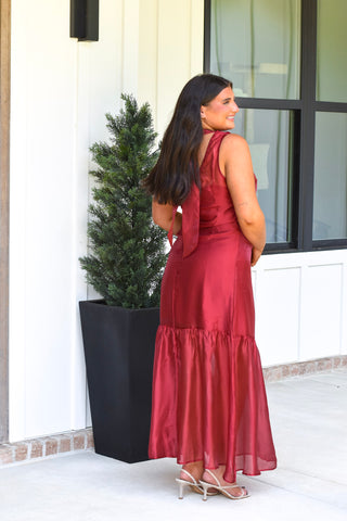 Organza Maxi - Red
