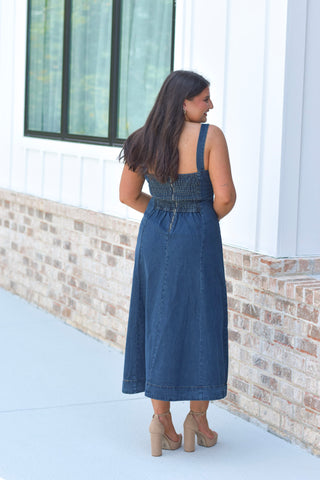 Sweet Denim Midi
