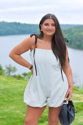 Stripe Bubble Romper