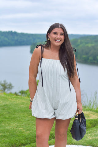Stripe Bubble Romper