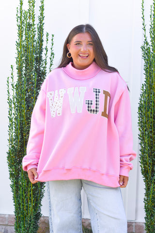 WWJD Mock Sweatshirt