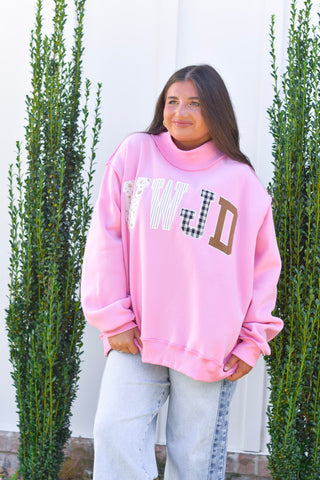 WWJD Mock Sweatshirt
