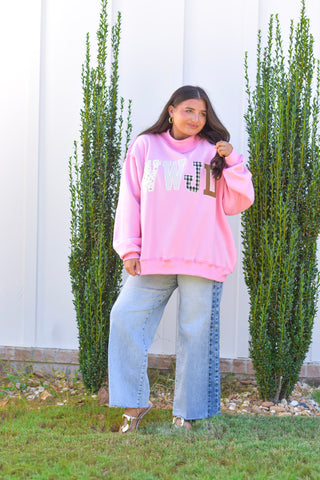 WWJD Mock Sweatshirt