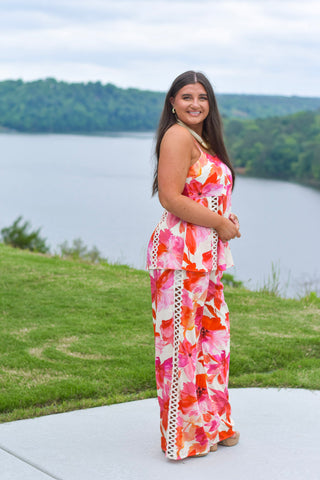 Sunset Floral Set