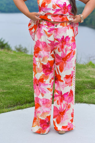 Sunset Floral Set