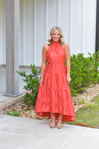 Metallic Mango Maxi