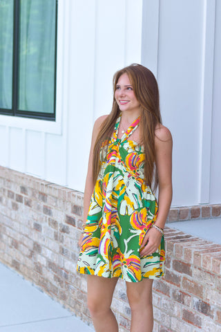 Calypso Halter Dress