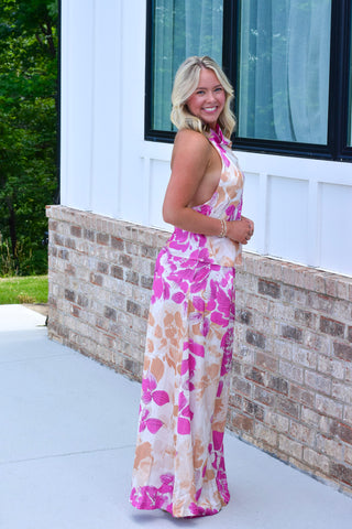 Fuchsia Floral Set