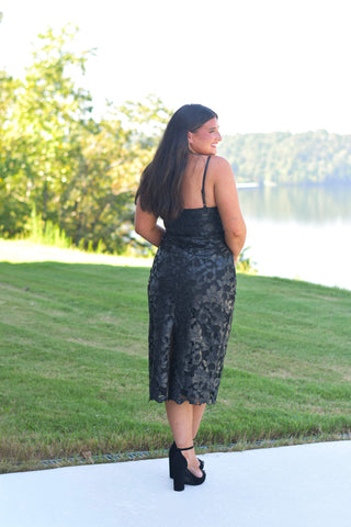 Faux Lace Midi