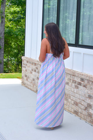 Pastel Stripes Maxi