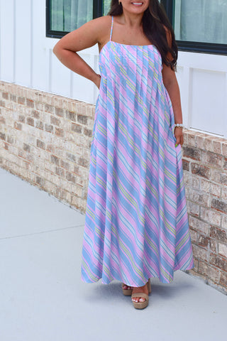 Pastel Stripes Maxi Large