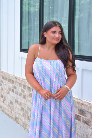 Pastel Stripes Maxi