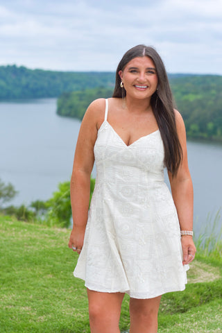 Ivory Sequin Mini