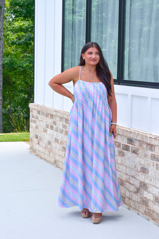 Pastel Stripes Maxi