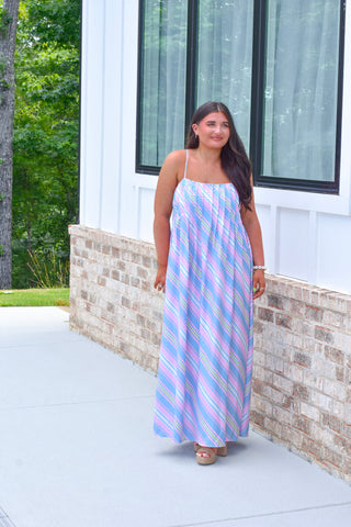 Pastel Stripes Maxi