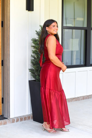 Organza Maxi - Red