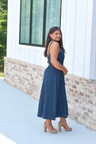 Sweet Denim Midi