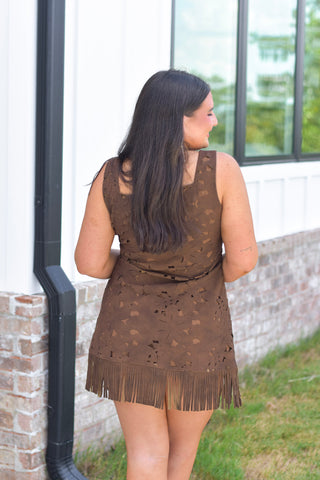 Brown Suede Mini
