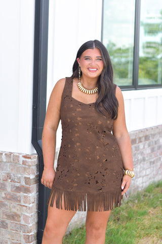 Brown Suede Mini