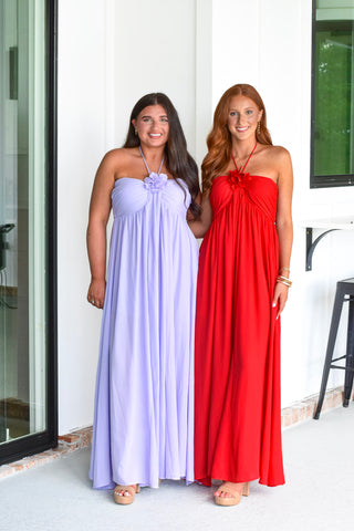 Floral Detail Maxi - Lavender