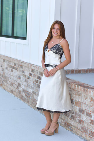 Cream Lace Set
