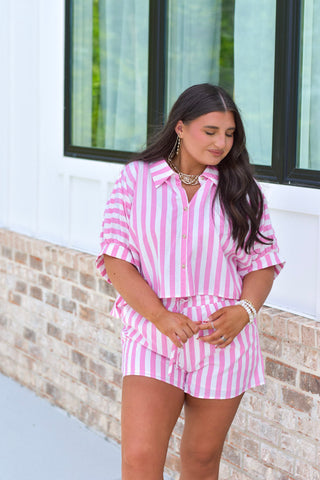 Pink Stripes Set