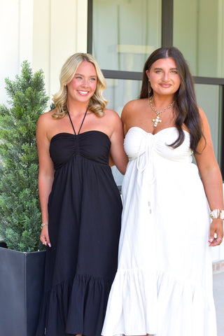 Ruched Midi - Black