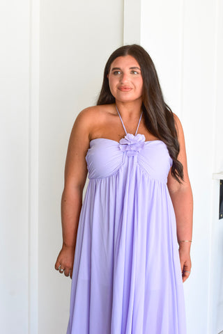 Floral Detail Maxi - Lavender