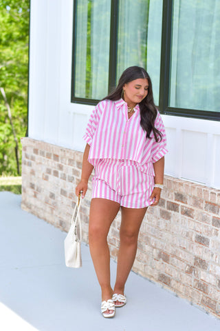 Pink Stripes Set