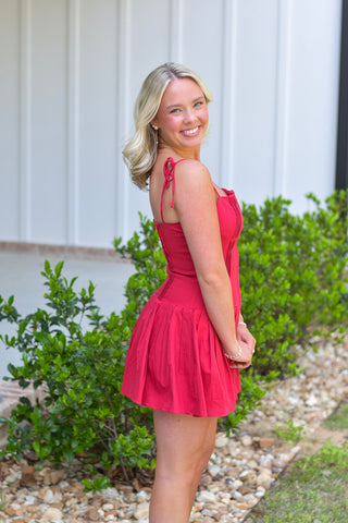 Corset Pleats Dress