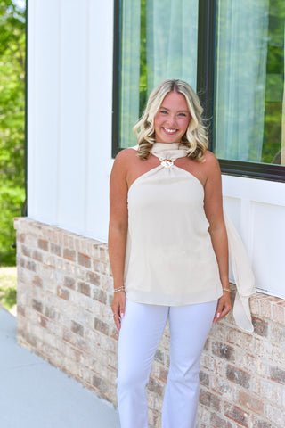 Chiffon Blouse - Ivory