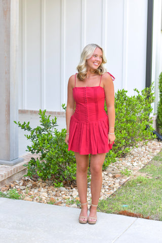 Corset Pleats Dress
