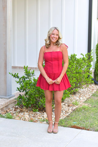 Corset Pleats Dress