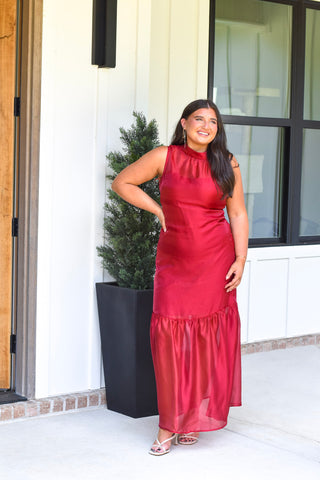 Organza Maxi - Red