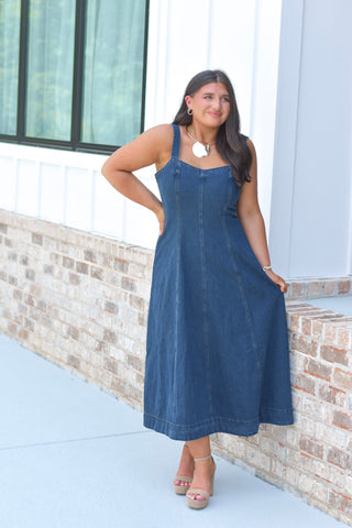 Sweet Denim Midi