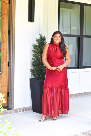 Organza Maxi - Red