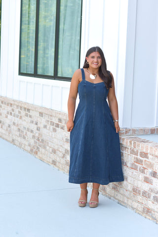 Sweet Denim Midi