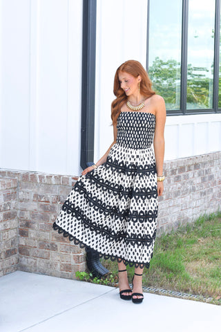 Cream Polka Maxi