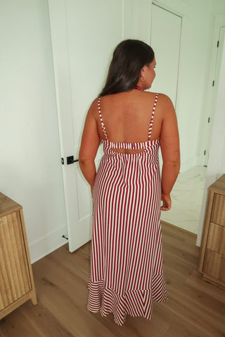 Stripe Maxi - Wine