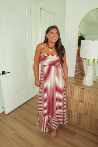 Stripe Maxi - Wine
