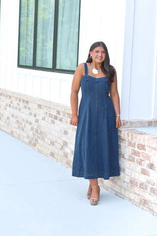 Sweet Denim Midi