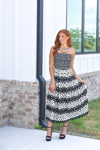 Cream Polka Maxi