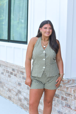 Lea Polka Vest