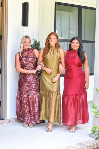 Organza Maxi - Red