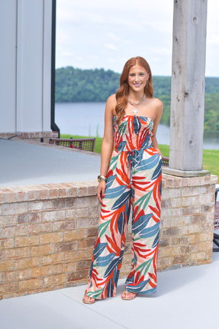 Sun Palm Jumpsuit