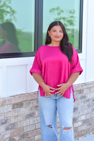 Tami Blouse - Fuchsia