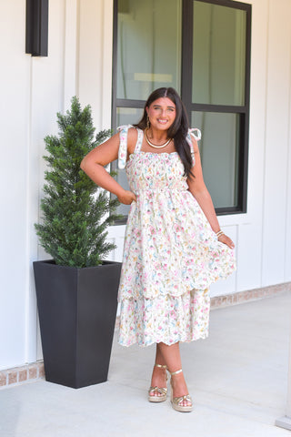 Garden Eyelet Midi