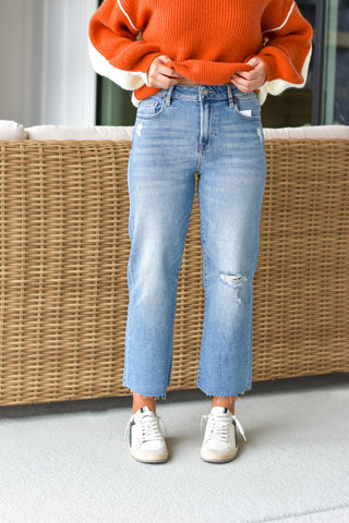 Ella Cropped Denim